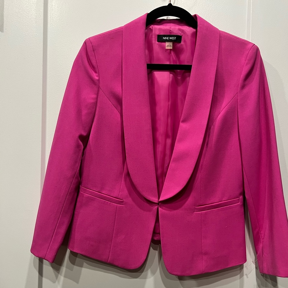 Hot Pink Nine West Blazer NWT